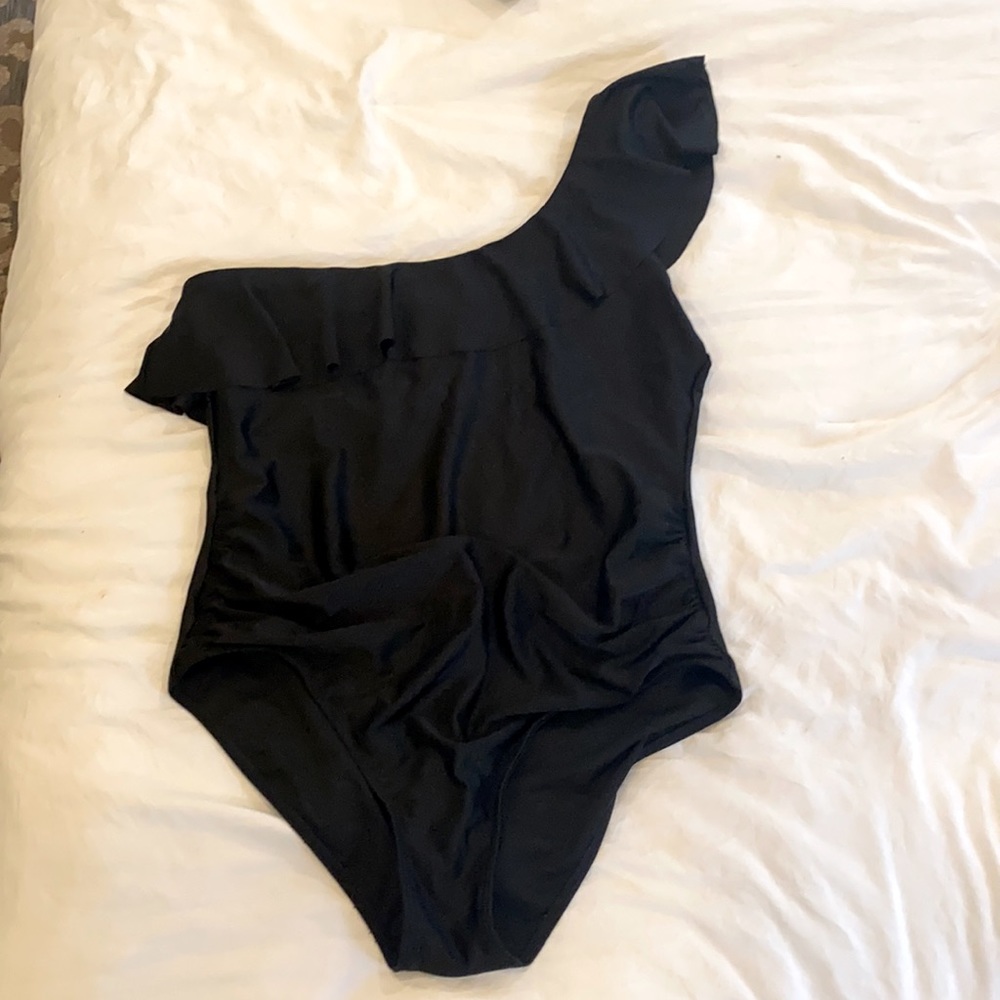 Black maternity swimsuit